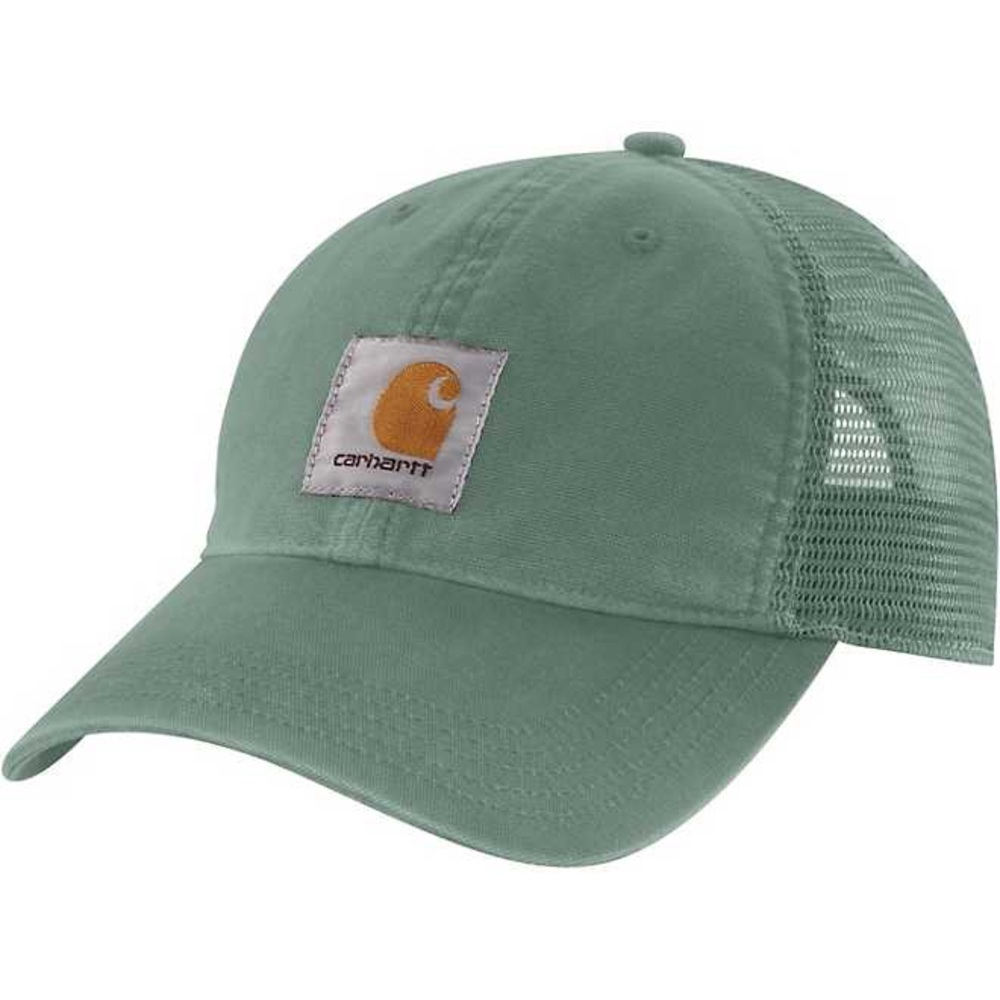 NWT Carhartt logo Buffalo Trucker mesh Cap Hat